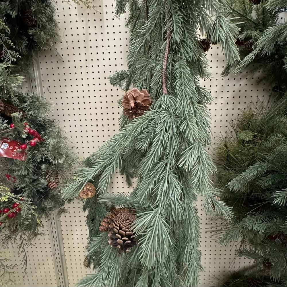 Hobby lobby 2 garland 6 feet each one Festive Green Holiday Garland